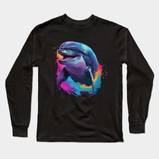 Porpoise Smiling Long Sleeve T-Shirt